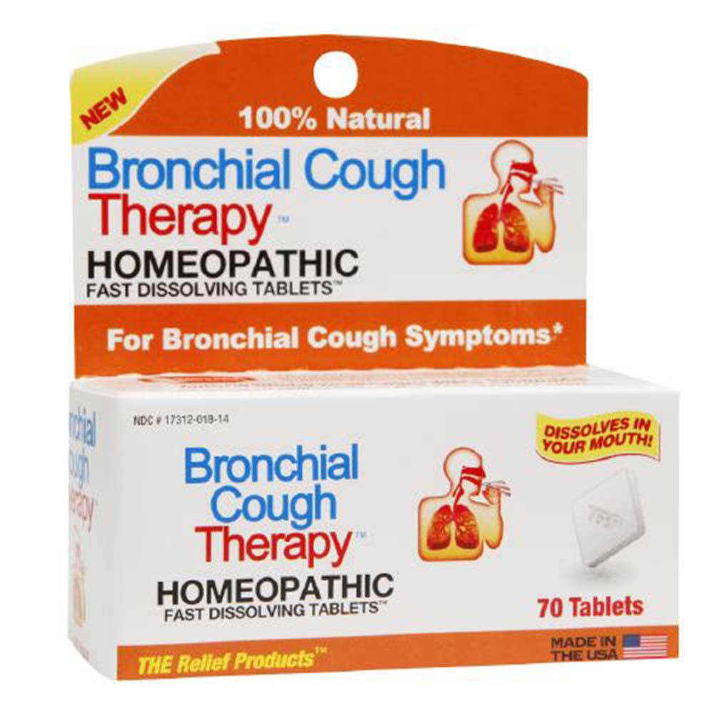 The Relief Products Bronchial Cough Therapy, Dissolving Tablets, 70 ea - OTC Shoppe Express