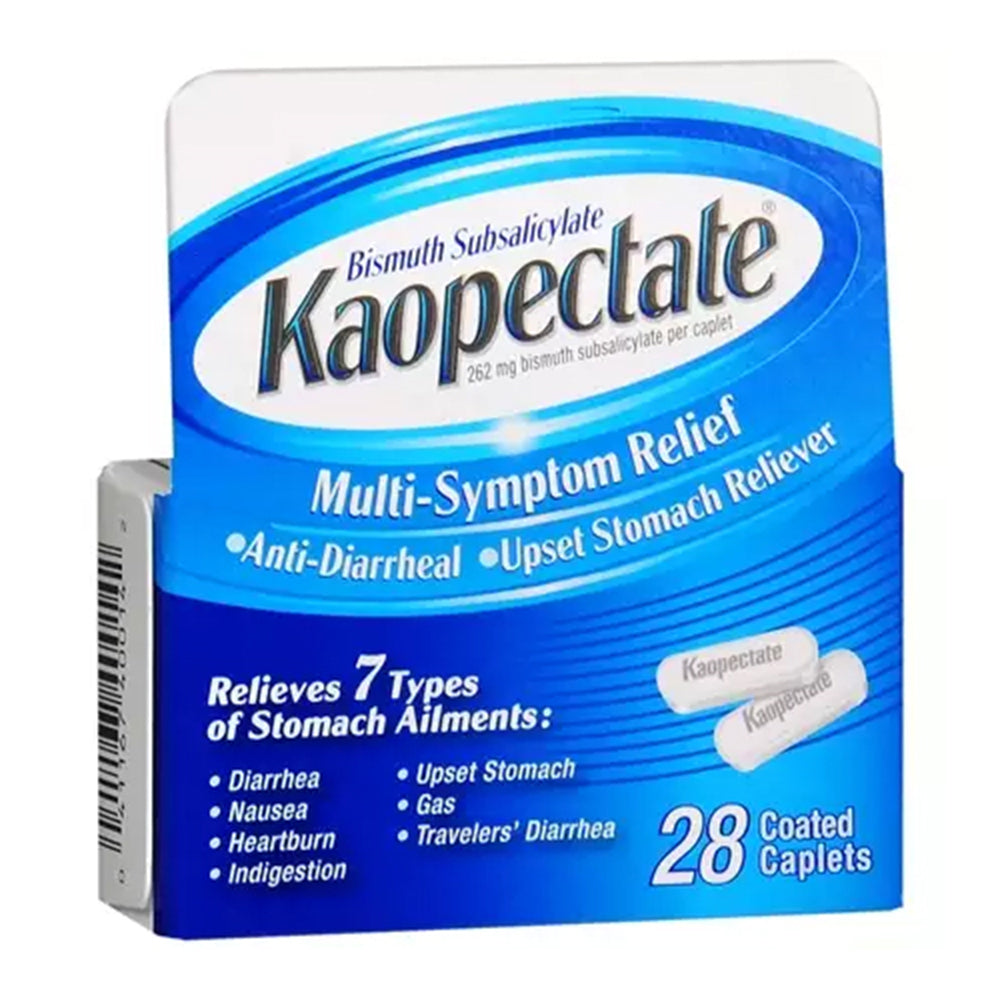 Kaopectate Multi-Symptom Relief, Coated Caplets, 28 ea