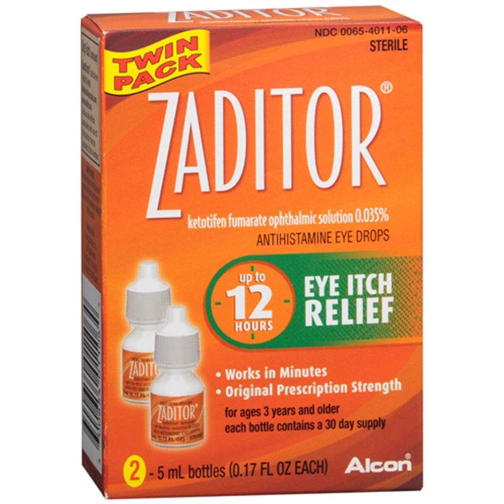 Zaditor Antihistamine Eye Drops, 0.34 oz - OTC Shoppe Express