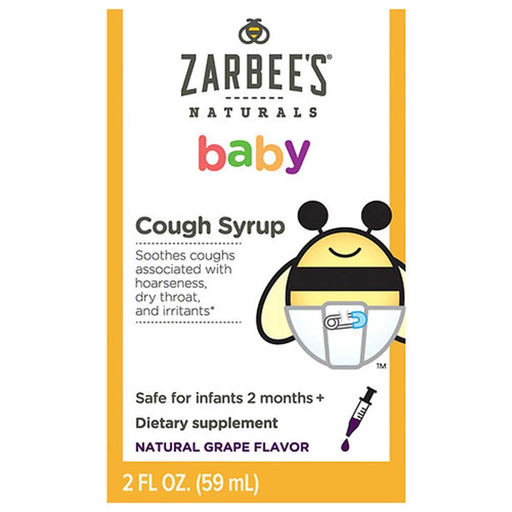 ZarBee's Naturals Baby Cough Syrup, Grape, 2 oz