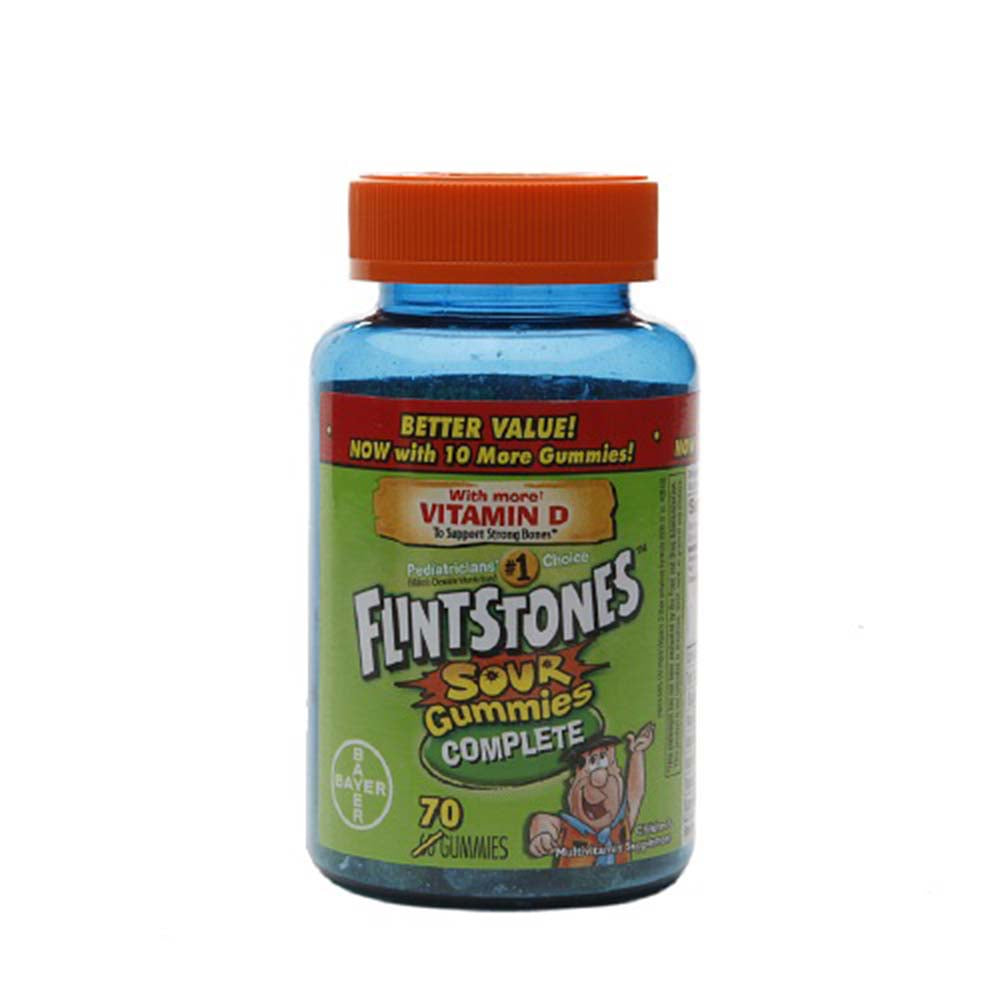 Flintstones Sour Gummies Complete, 70 ea