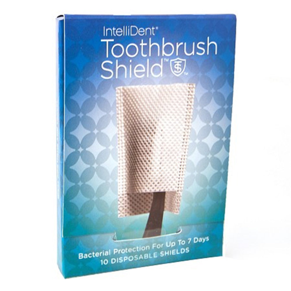 Intellident Antimicrobial Toothbrush Shields, 10 ea