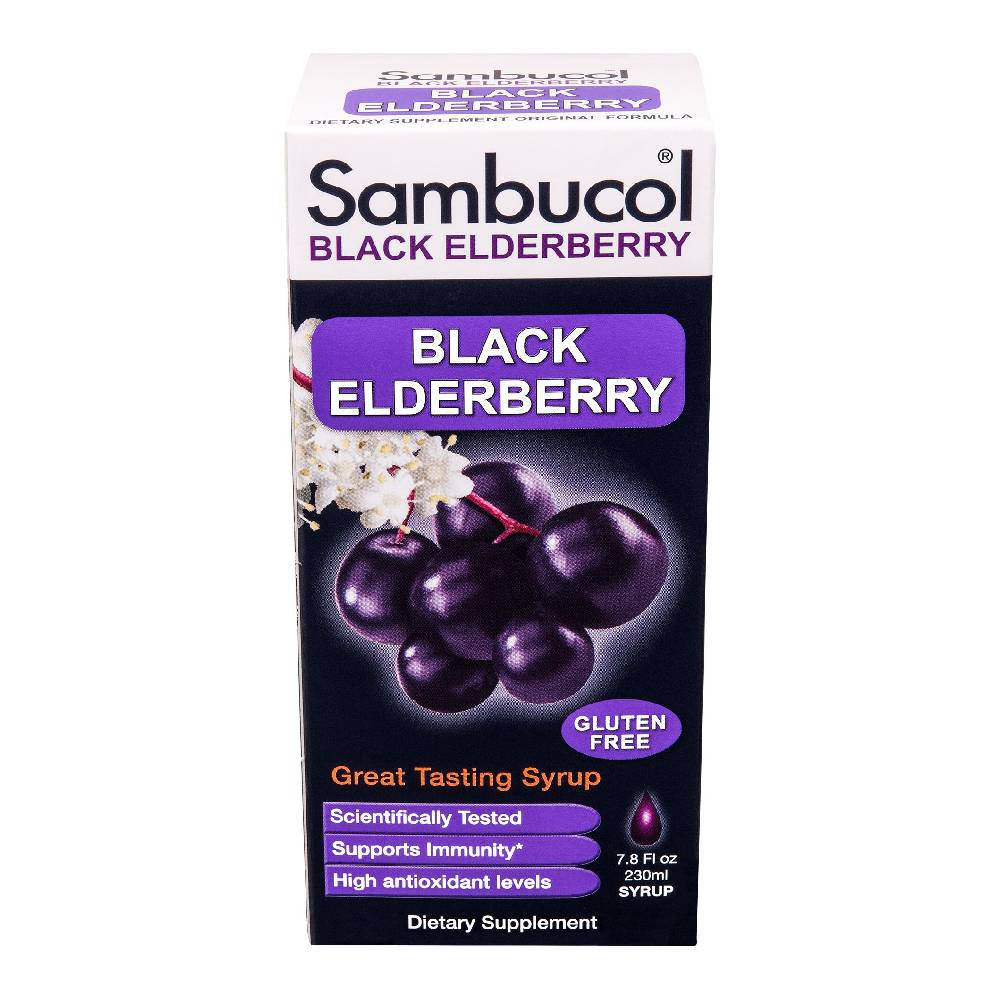 Sambucol Black Elderberry Syrup, Original Formula, 7.8 oz