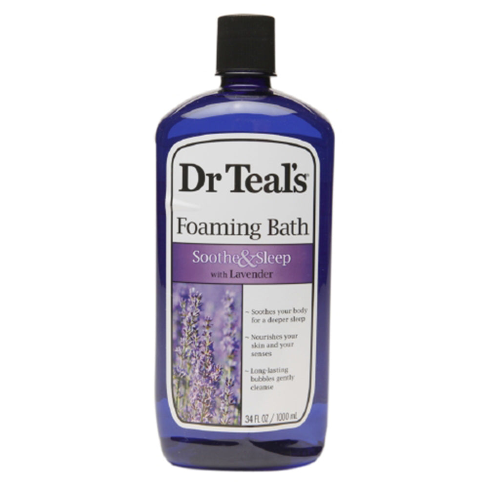 Dr. Teal's Foaming Bath, Soothe & Sleep with Lavender, 34 oz