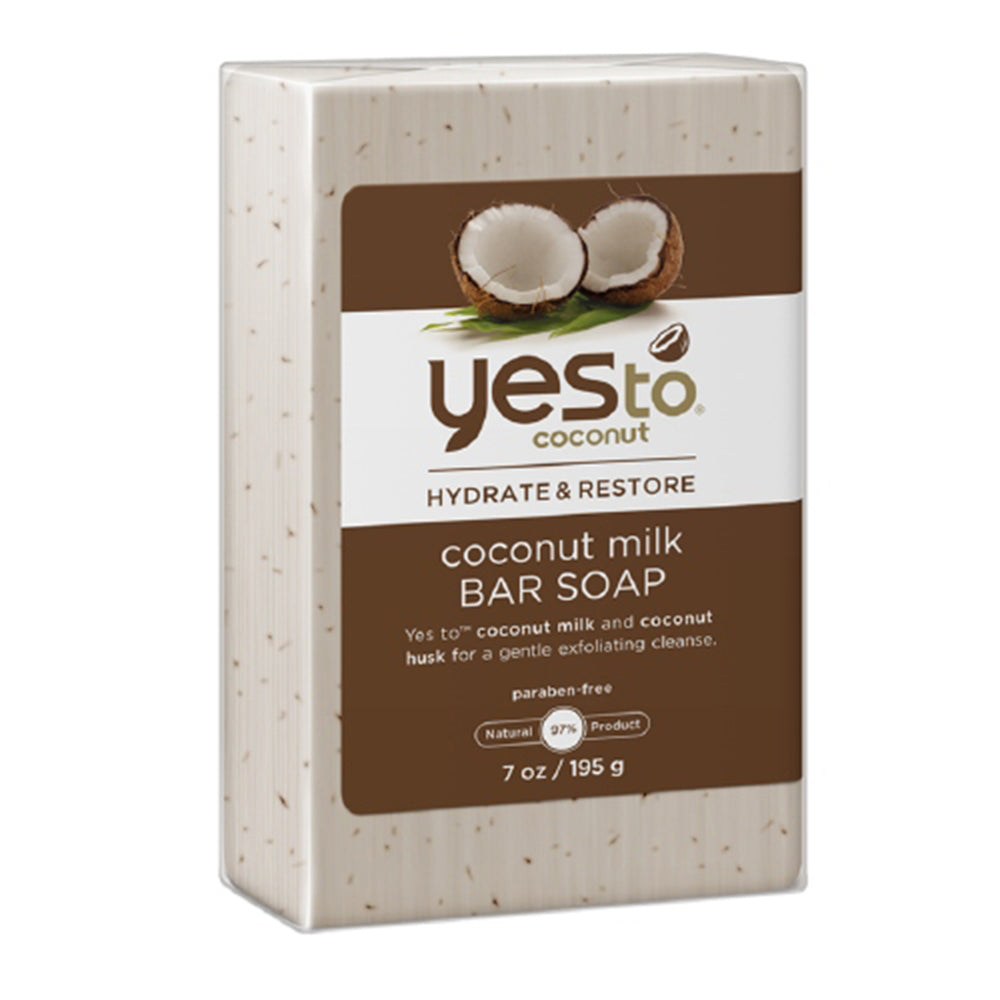 Yes to Coconut Hydrate & Restore Bar Soap, Coconut Milk, 7 oz
