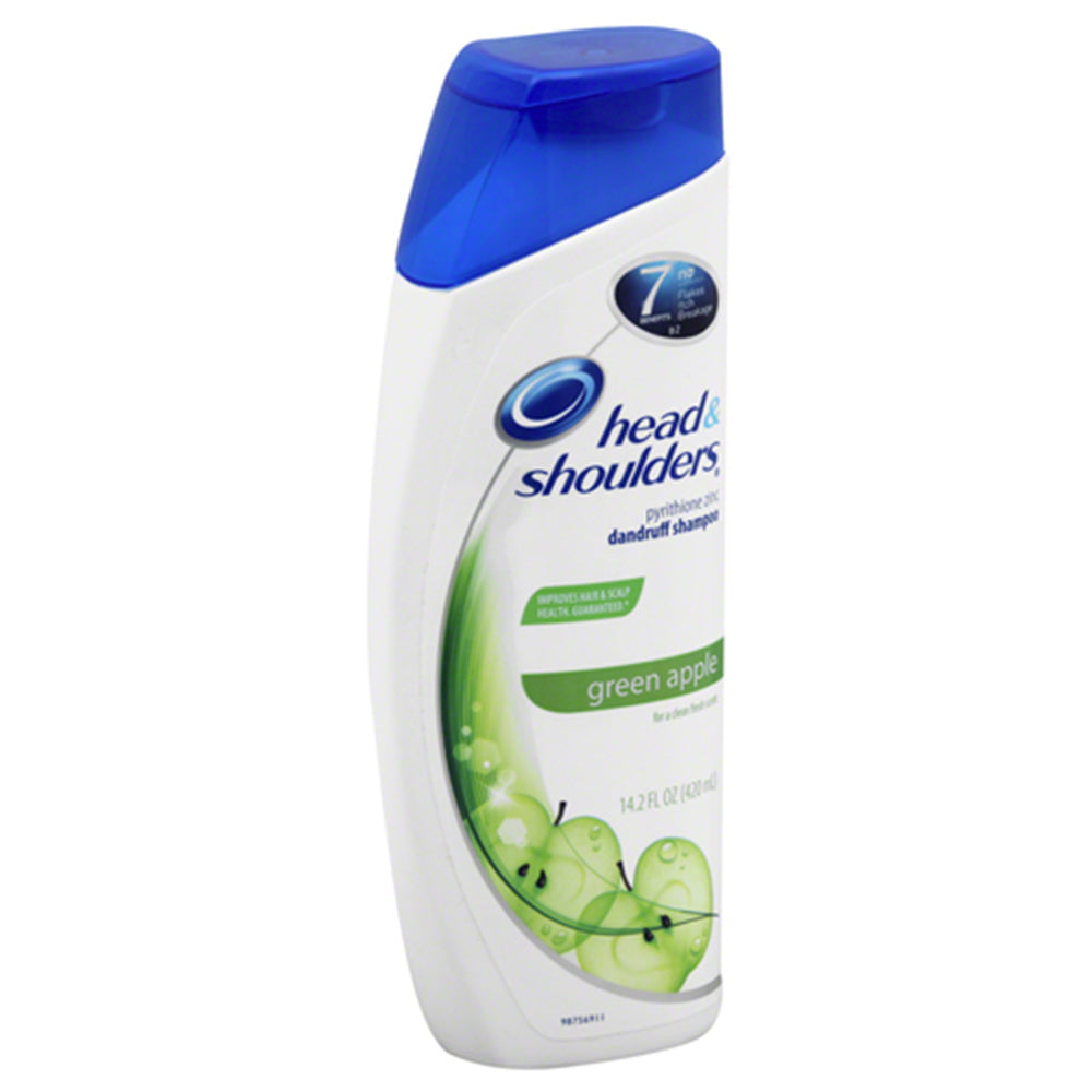 Head & Shoulders Dandruff Shampoo, Green Apple, 13.5 oz