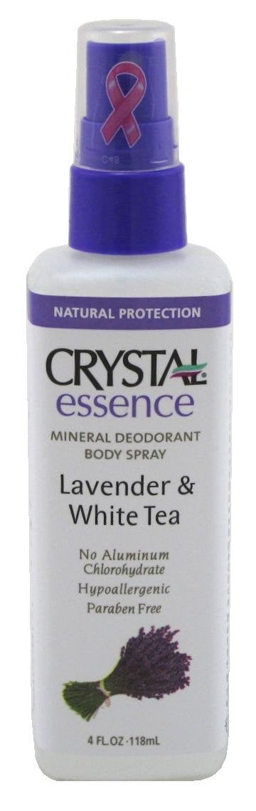Crystal Essence Mineral Deodorant Spray, Lavender, 4 oz