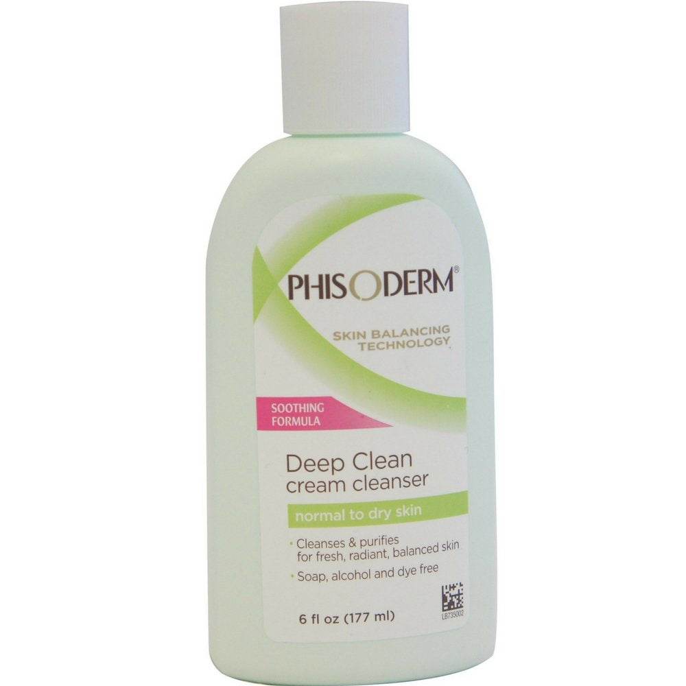 Phisoderm Deep Clean Cream Cleanser, Normal to Dry Skin, 6 oz - OTC Shoppe Express