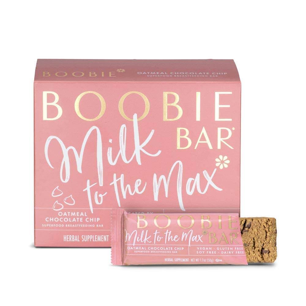 BoobieBar Superfood Breastfeeding Bar, Oatmeal Chocolate Chip, 6 ea - OTC Shoppe Express