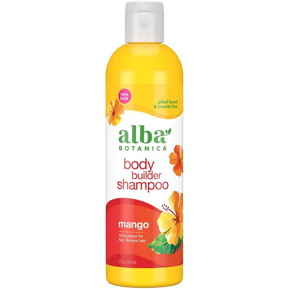 Alba Botanica Hawaiian Shampoo, Body Builder Mango, 12 oz - OTC Shoppe Express