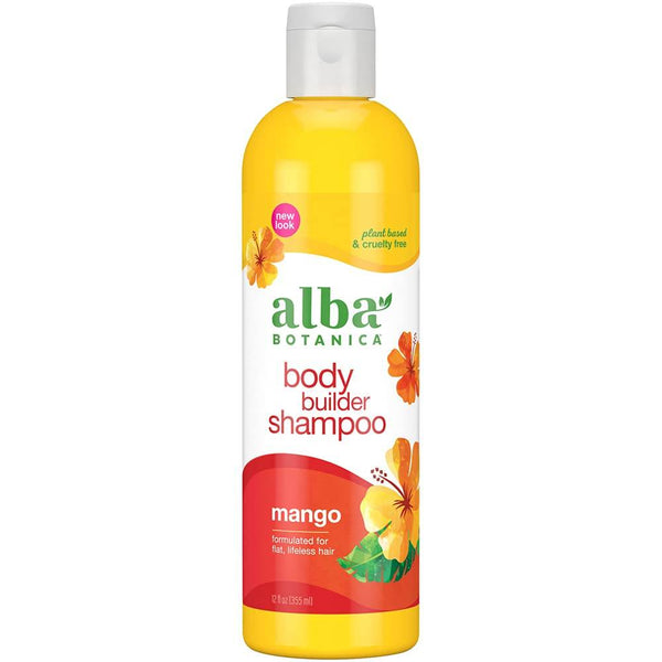 Alba Botanica Hawaiian Shampoo, Body Builder Mango, 12 oz - OTC Shoppe Express