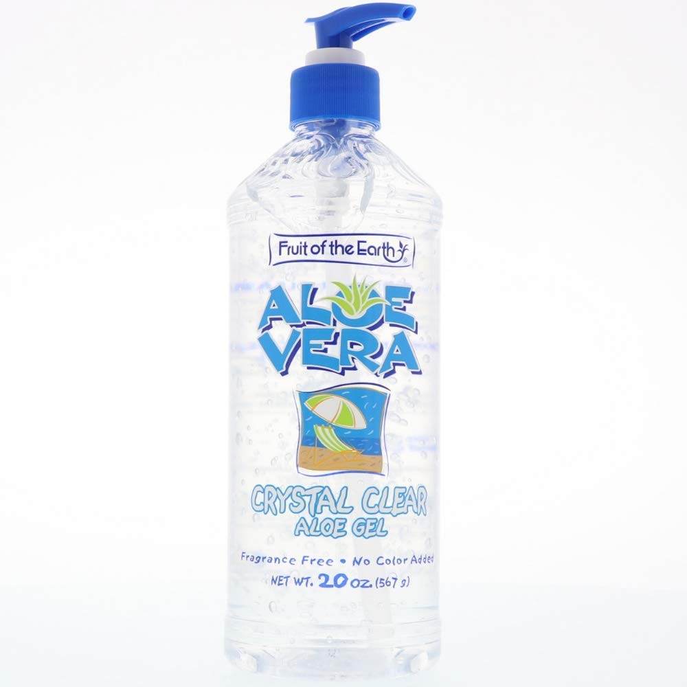 Fruit of the Earth Aloe Vera Gel, Crystal Clear, 20 oz - OTC Shoppe Express