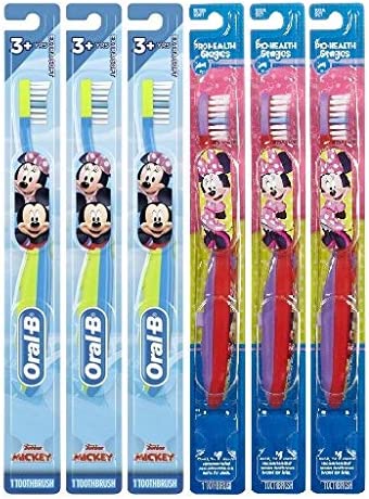 Oral-B Disney's Minnie & Mickey Mouse Kid's Manual Toothbrush, 1 ea