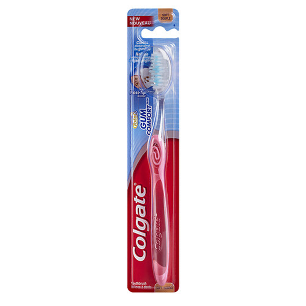 Colgate Gum Comfort Toothbrush with Floss-tip Bristles, Soft, 1 ea