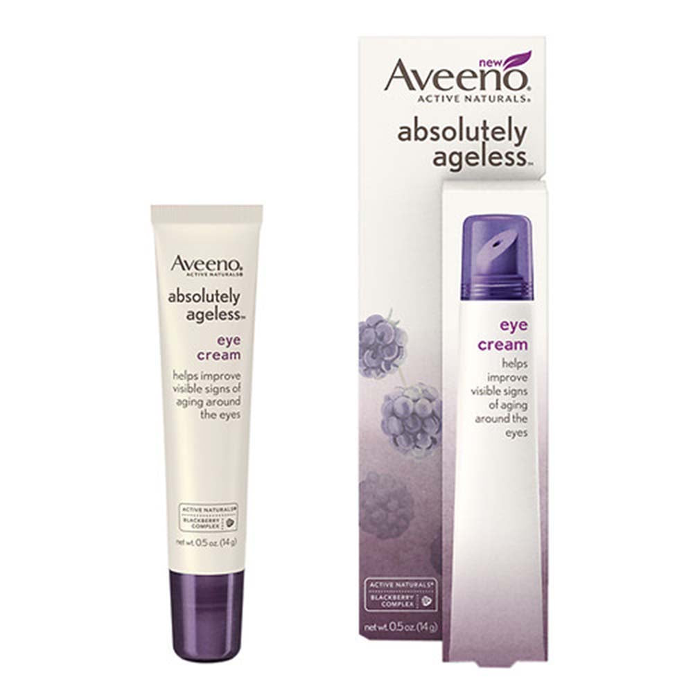 Aveeno Active Naturals Absolutely Ageless Eye Cream, Blackberry, 0.5 oz