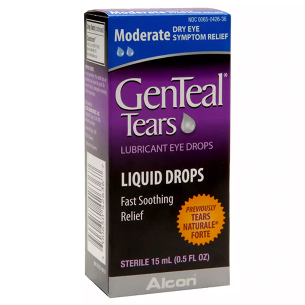 GenTeal Tears Liquid Drops, Moderate Dry Eye, 0.5 oz