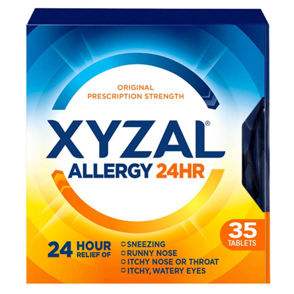 Xyzal Allergy Relief, 24HR, Tablets, 35 ea - OTC Shoppe Express