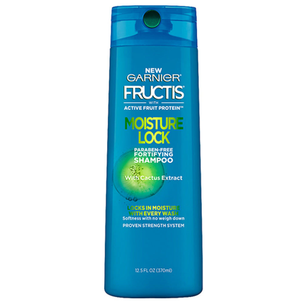 Garnier Fructis Moisture Lock Shampoo, Normal to Dry Hair, 12.5 oz