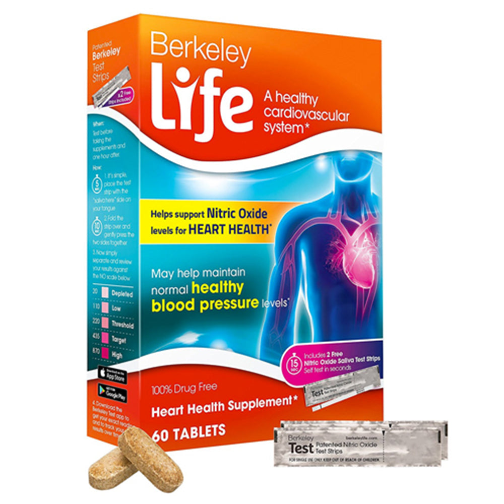 Berkeley Life Heart Health Supplement, Tablets, 60 ea