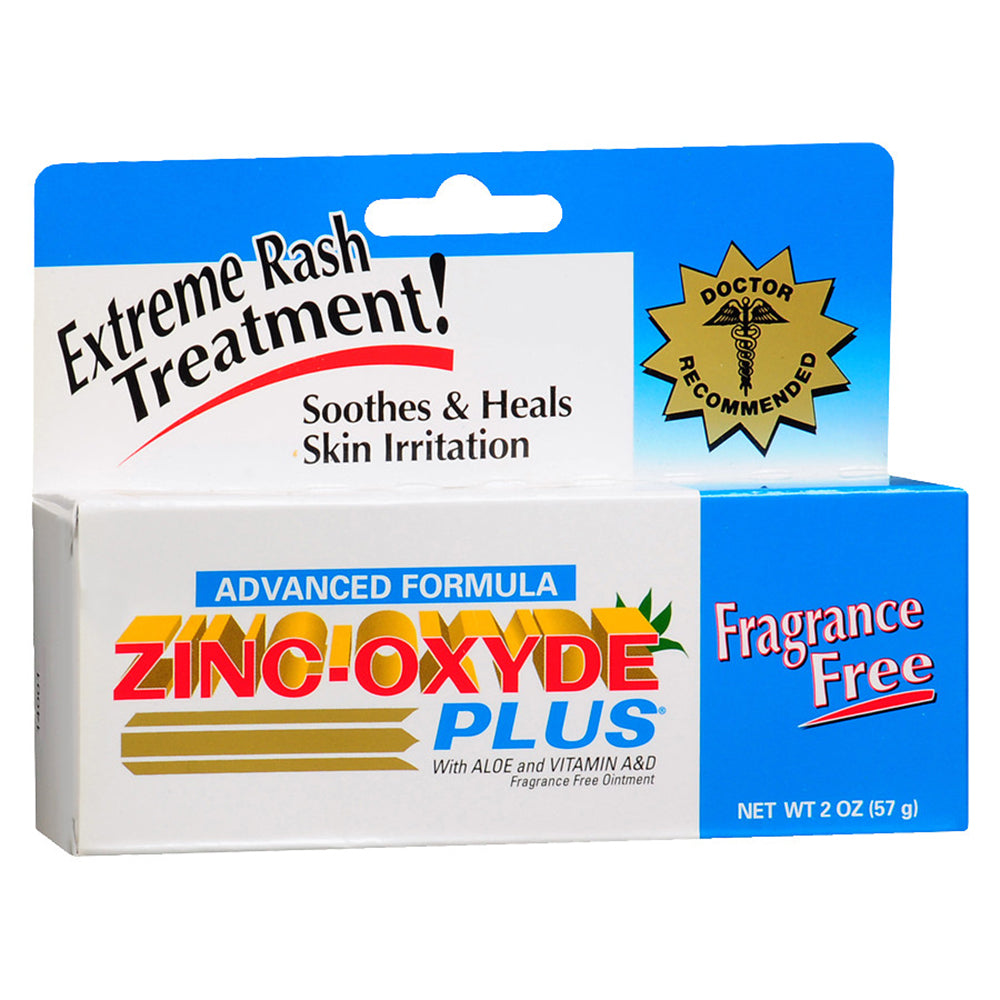 Zinc-Oxyde Plus Skin Protectant Ointment, Fragrance Free, 2 oz