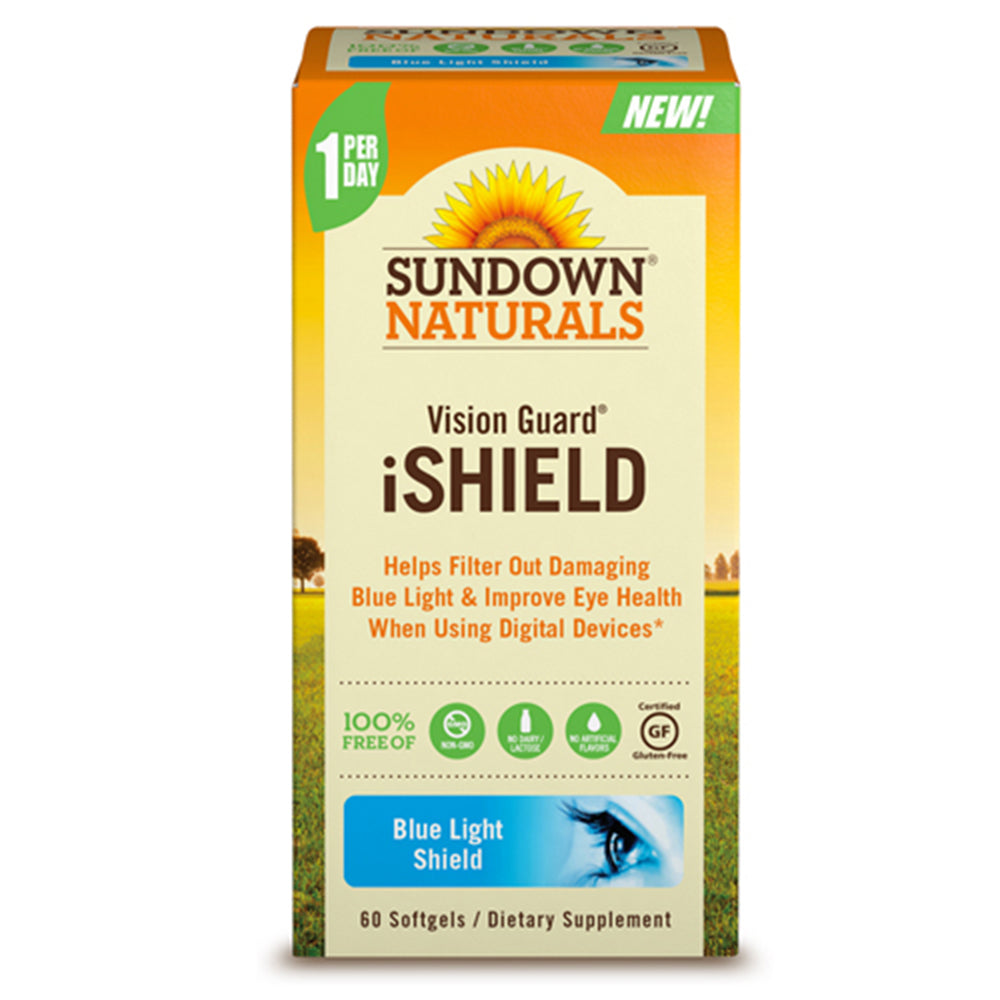Sundown Naturals Vision Guard iShield, Softgels, 60 ea