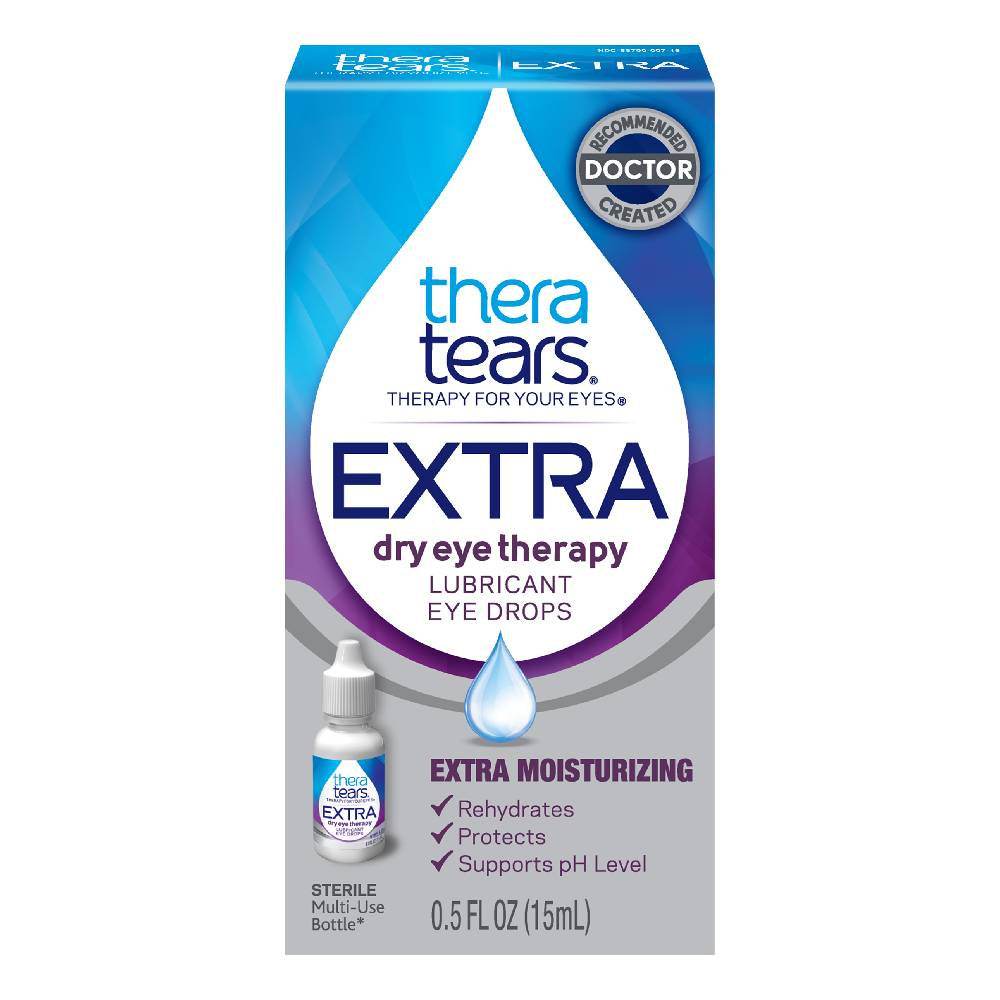 TheraTears Extra Dry Eye Therapy Lubricant Eye Drops, 0.5 oz - OTC Shoppe Express