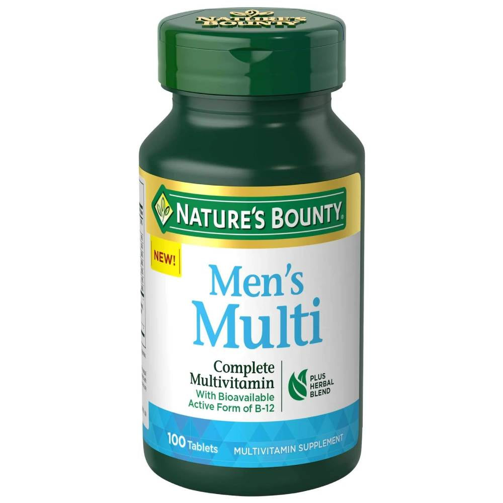 Nature's Bounty Men's Multi, Tablets, 100 ea