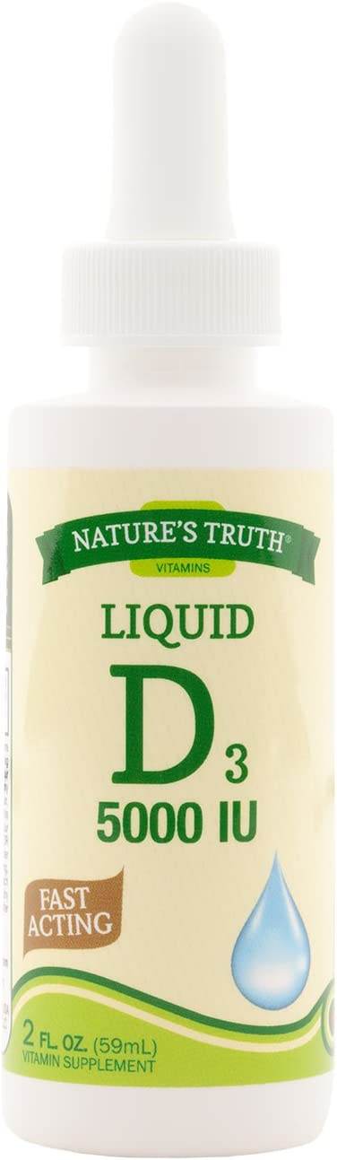 Nature's Truth Liquid D3, 125 mcg (5000 IU), 2 oz - OTC Shoppe Express
