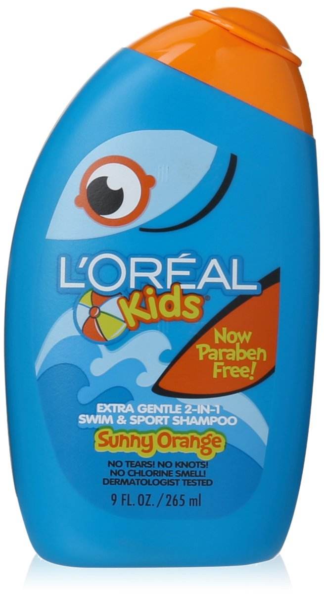 L'Oreal Kids Swim & Sport Shampoo, Sunny Orange, 9 oz - OTC Shoppe Express