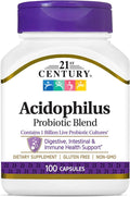 21st Century Acidophilus, Probiotic Blend, Capsules, 100 ea - OTC Shoppe Express