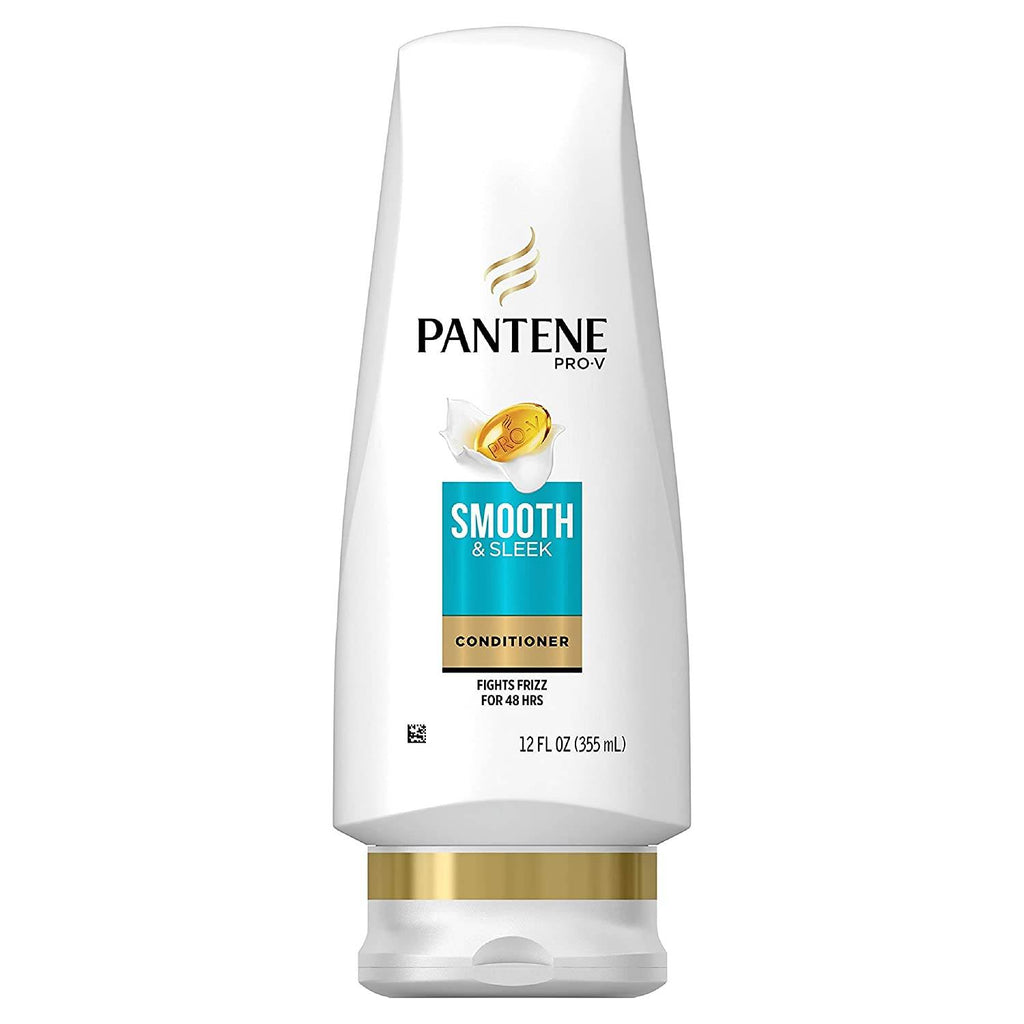 Pantene Pro-V Conditioner, Smooth & Sleek, 12 oz - OTC Shoppe Express