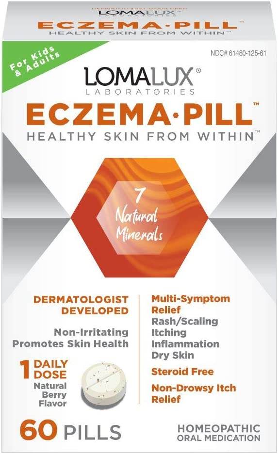 LomaLux Laboratories Eczema Pill, Tablets, Natural Berry, 60 ea - OTC Shoppe Express