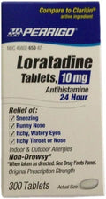 Perrigo Loratadine, 10 mg, Tablets, 300 ea - OTC Shoppe Express