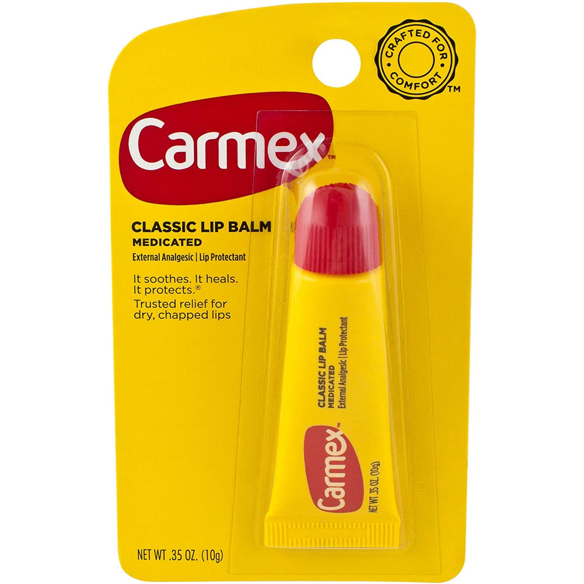 Carmex Classic Lip Balm, Medicated, 3 ea