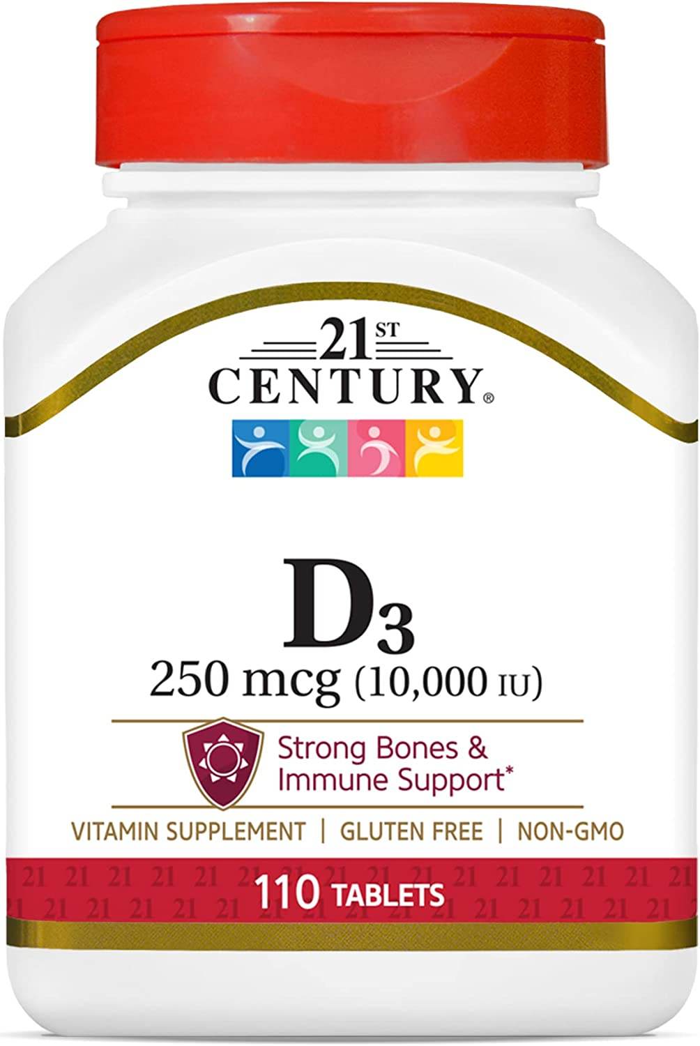 21st Century Ultra Strength D3-10, 000 IU, Tablets, 110 ea - OTC Shoppe Express