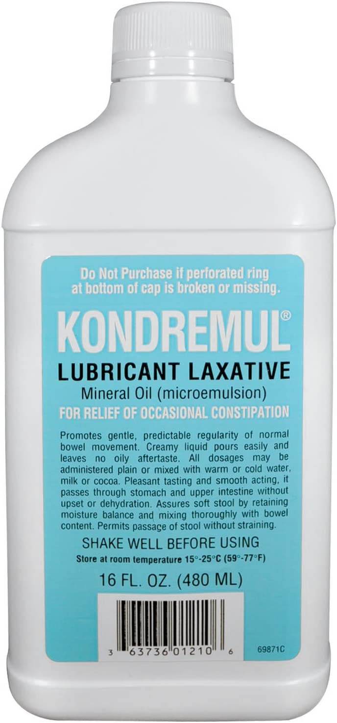 Kondremul Lubricant Laxative, 16 oz - OTC Shoppe Express
