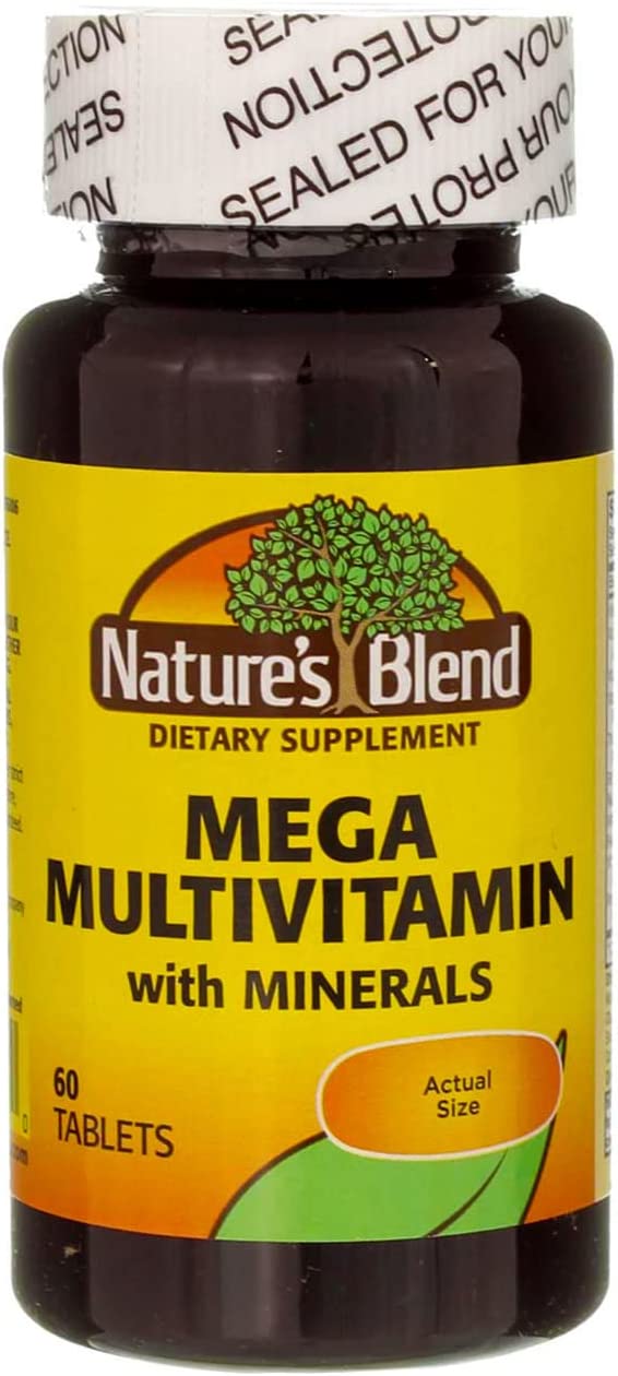 Nature's Blend Mega Multivitamin With Minerals, Tablets, 60 ea