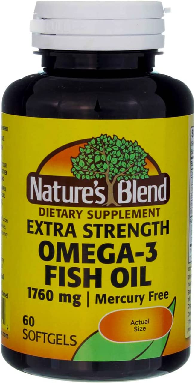 Nature's Blend Omega-3, 1760 mg, Softgels, 60 ea