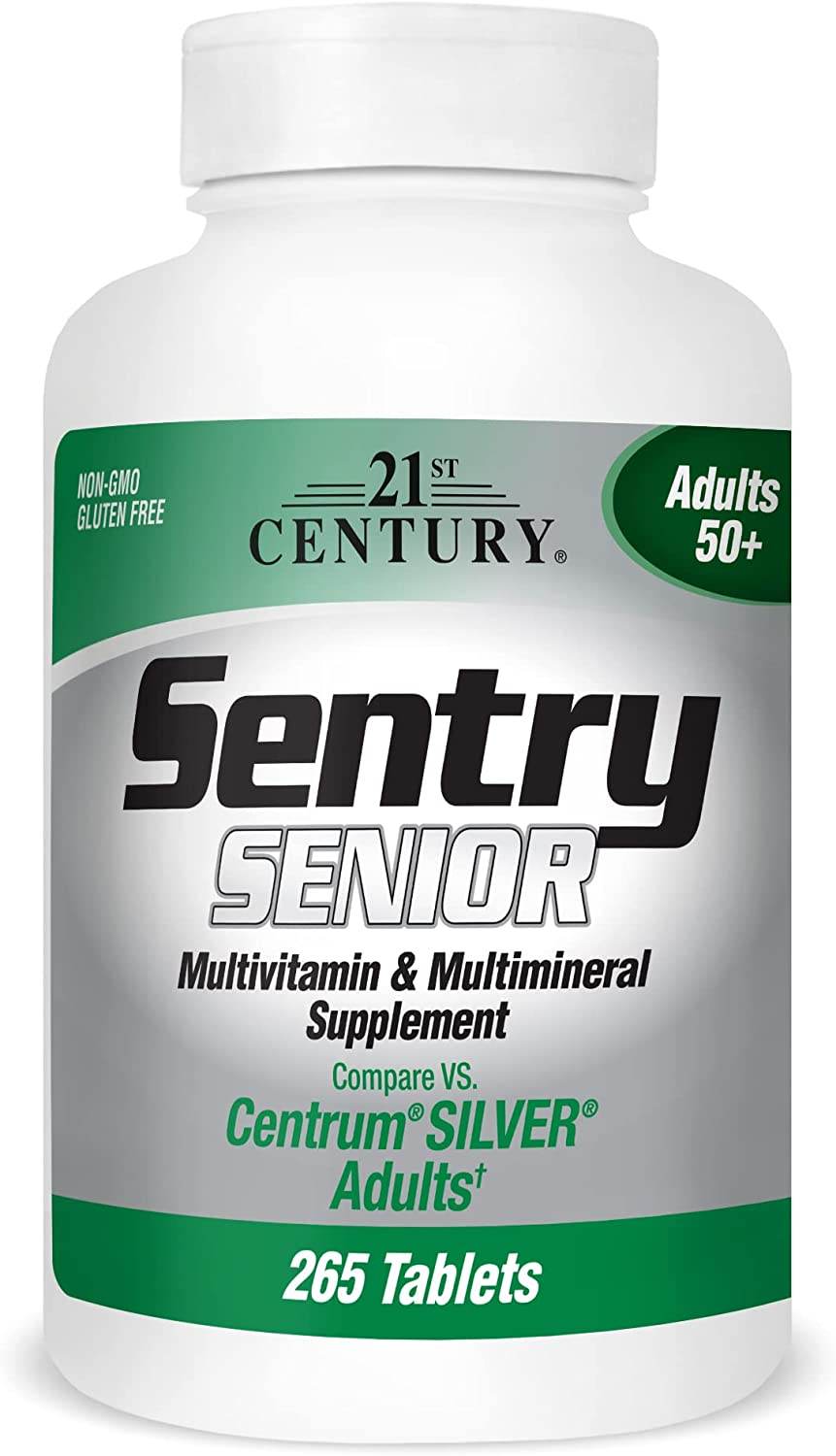 21st Century Sentry Senior, Multivitamin, Adults 50+, Tablets, 265 ea - OTC Shoppe Express
