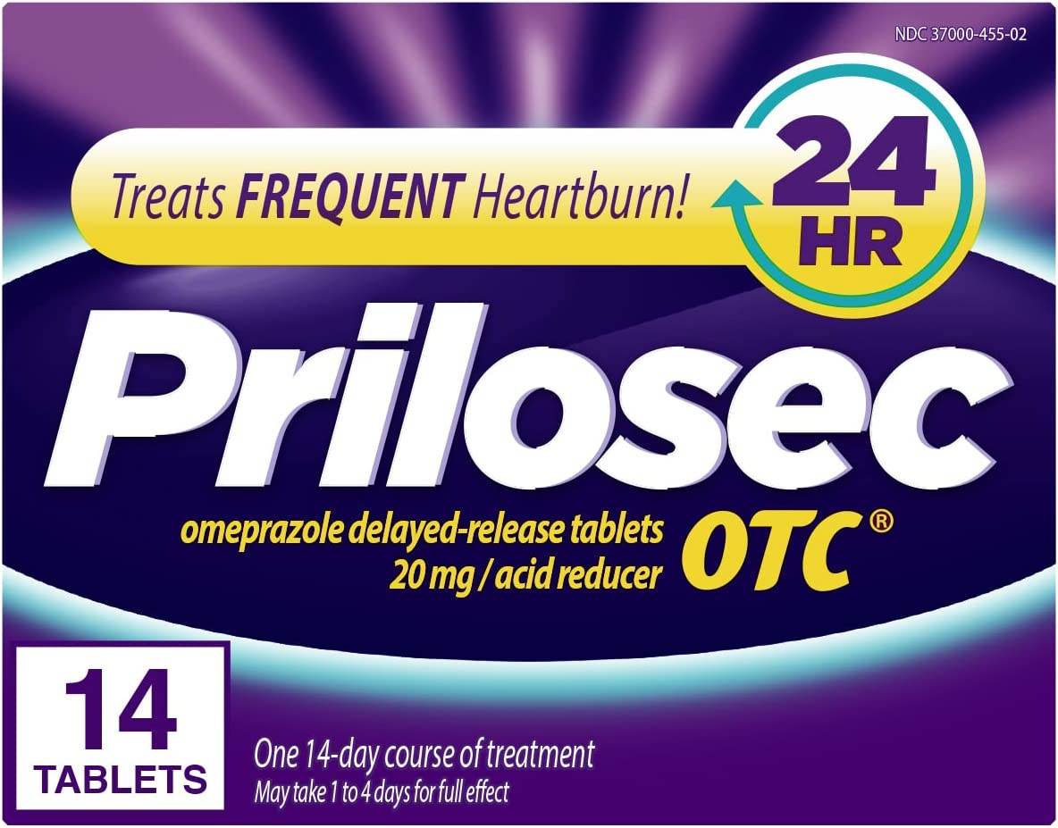 Prilosec OTC Acid Reducer, Delayed-Release Tablets, 14 ea - OTC Shoppe Express