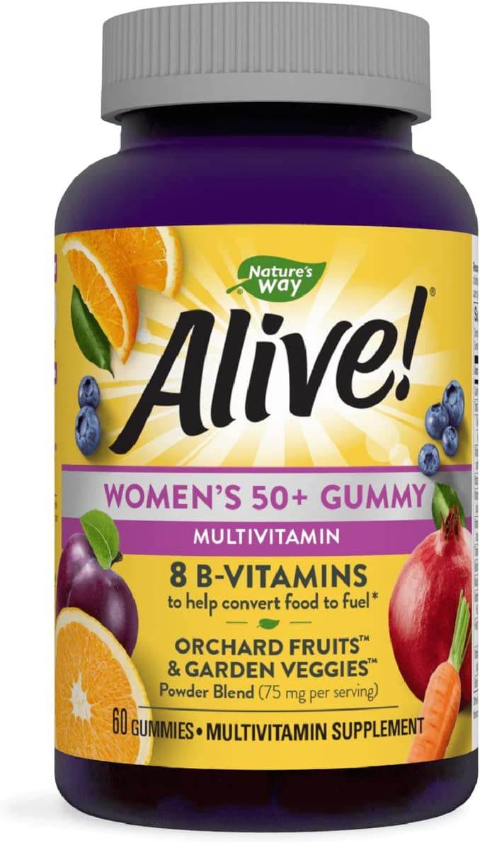 Nature's Way Alive! Women's 50+ Gummy Vitamins, 60 ea - OTC Shoppe Express