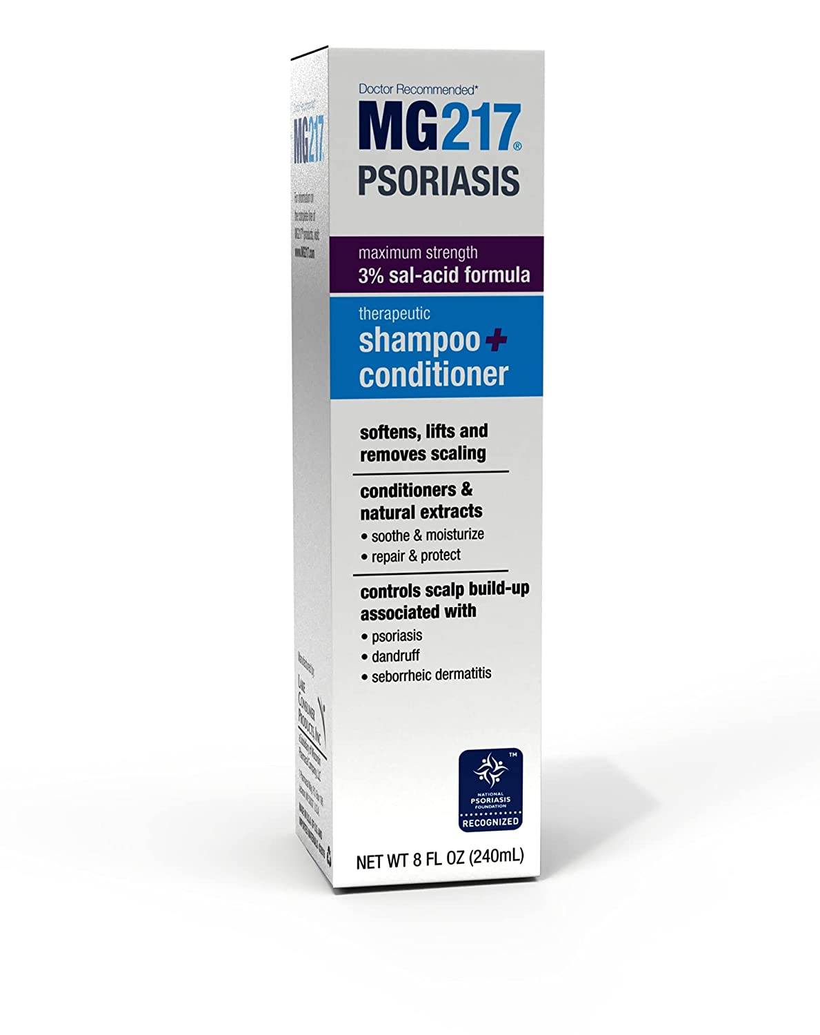 MG217 Psoriasis Scalp Solutions, Shampoo + Conditioner, 8 oz - OTC Shoppe Express