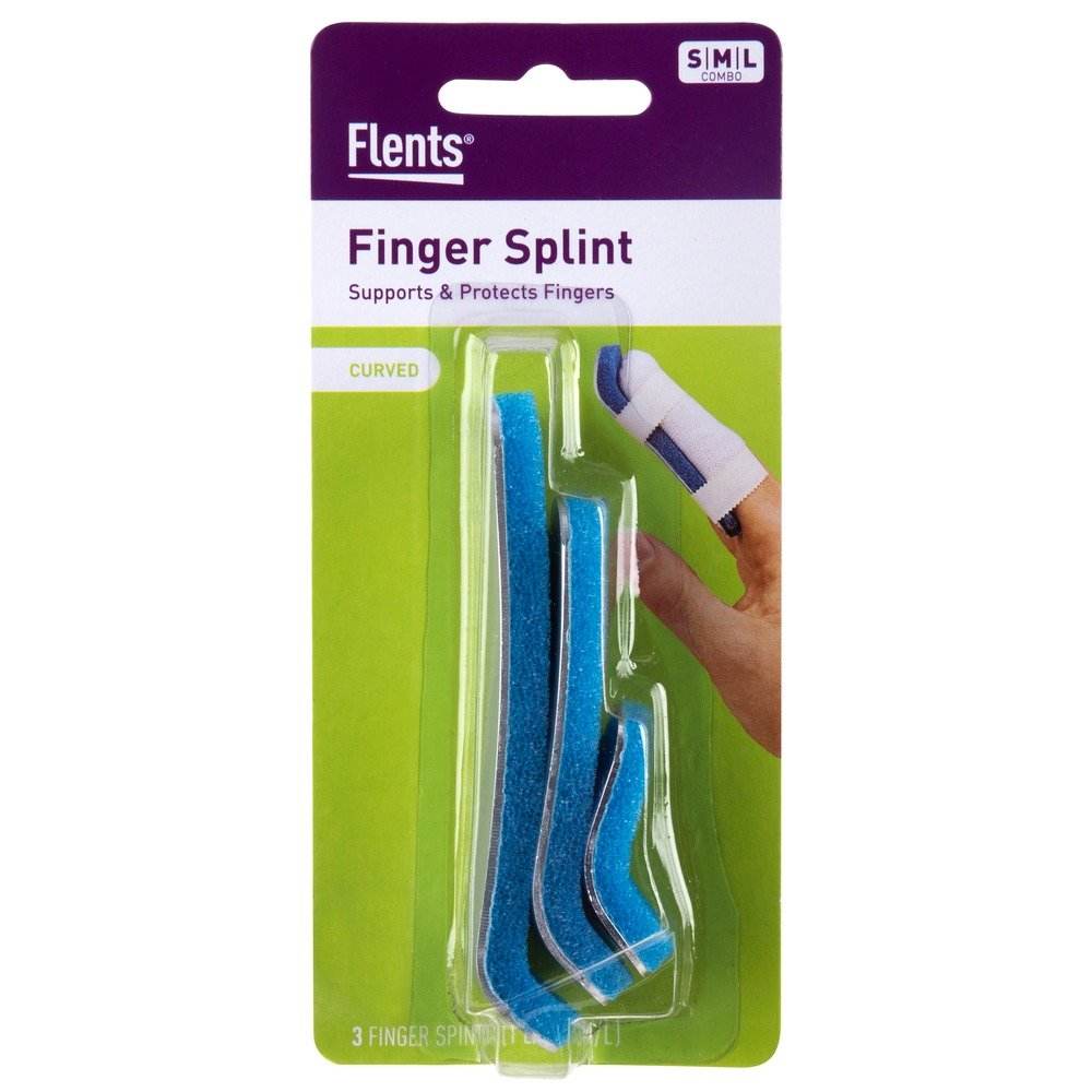 Flents Finger Splints, Curved, 3 ea - OTC Shoppe Express