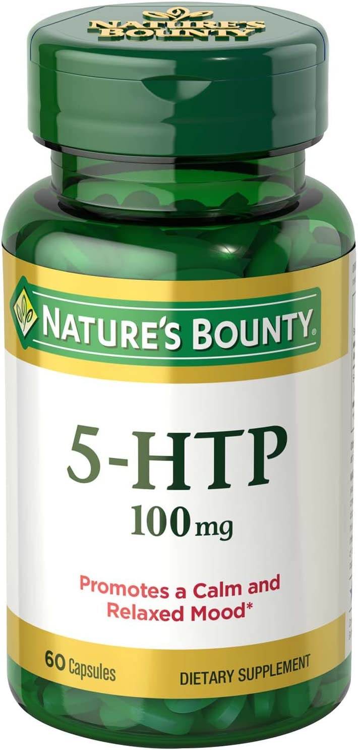 Nature's Bounty 5-HTP, 100 mg, Capsules, 60 ea - OTC Shoppe Express
