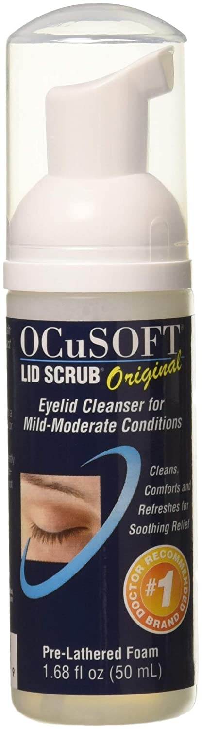 OCuSOFT Lid Scrub Original Formula Foaming Eyelid Cleanser, 1.68 oz - OTC Shoppe Express