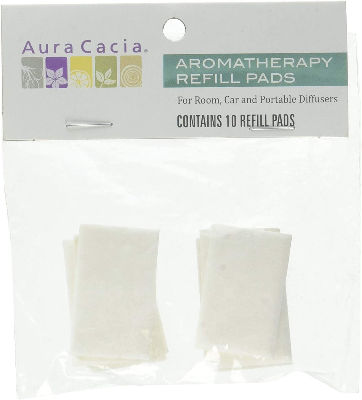 Aura Cacia Aromatherapy Diffuser Refill Pads, 10 ea