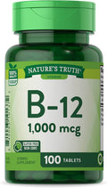 Nature's Truth Vitamin B-12, 1000 mcg, Tablets, 100 ea - OTC Shoppe Express