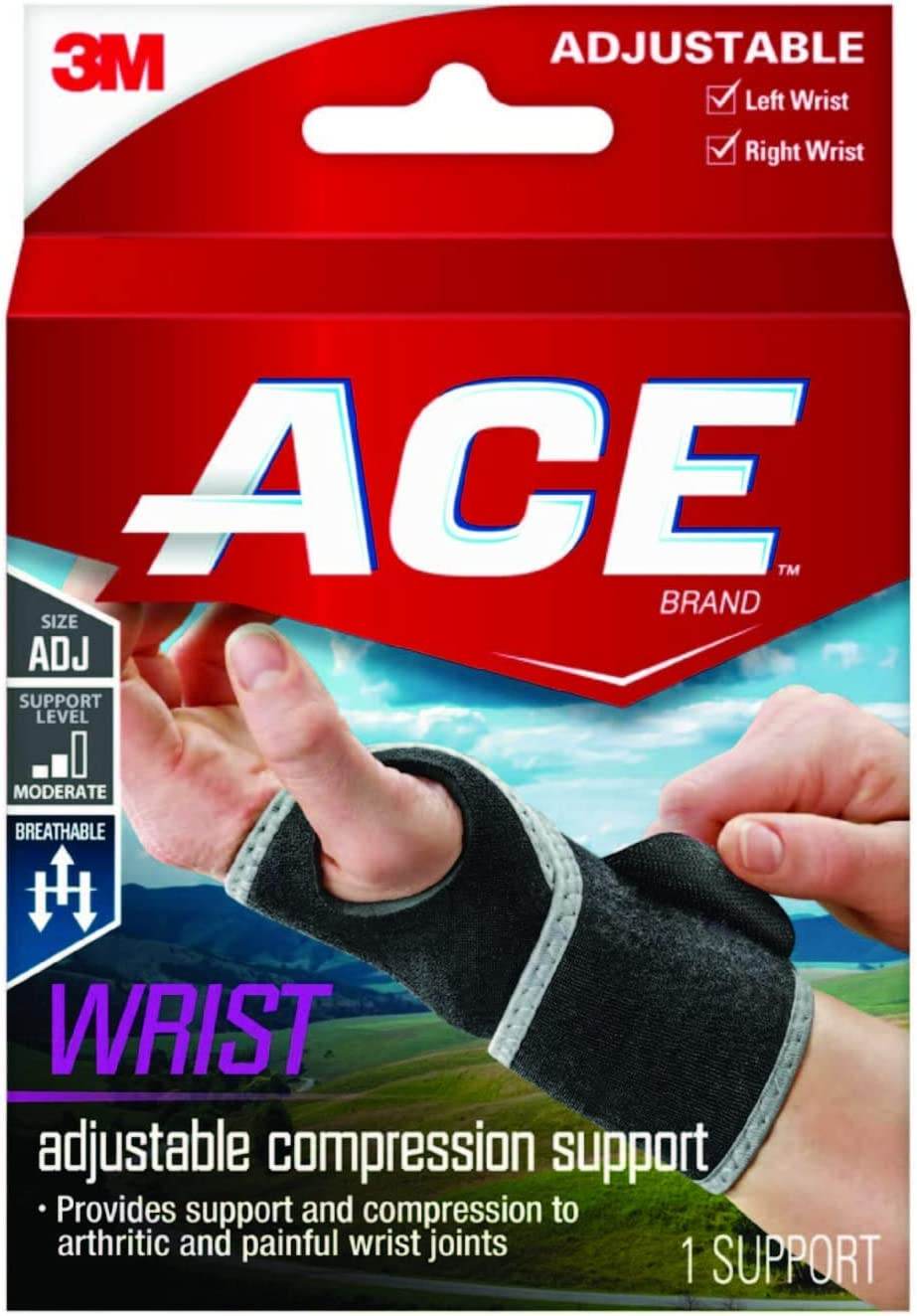 3M ACE Brand Wrist Support, Mild Support, Adjustable, 1 ea - OTC Shoppe Express