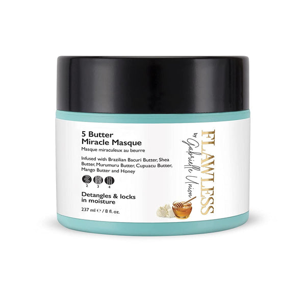 Gabrielle Union Flawless Moisturizing & Detangling 5 Butter Miracle Hair Mask, 8 oz