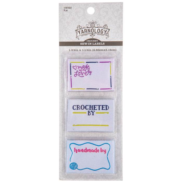 Yarnology Crochet Sew-In Labels - OTC Shoppe Express